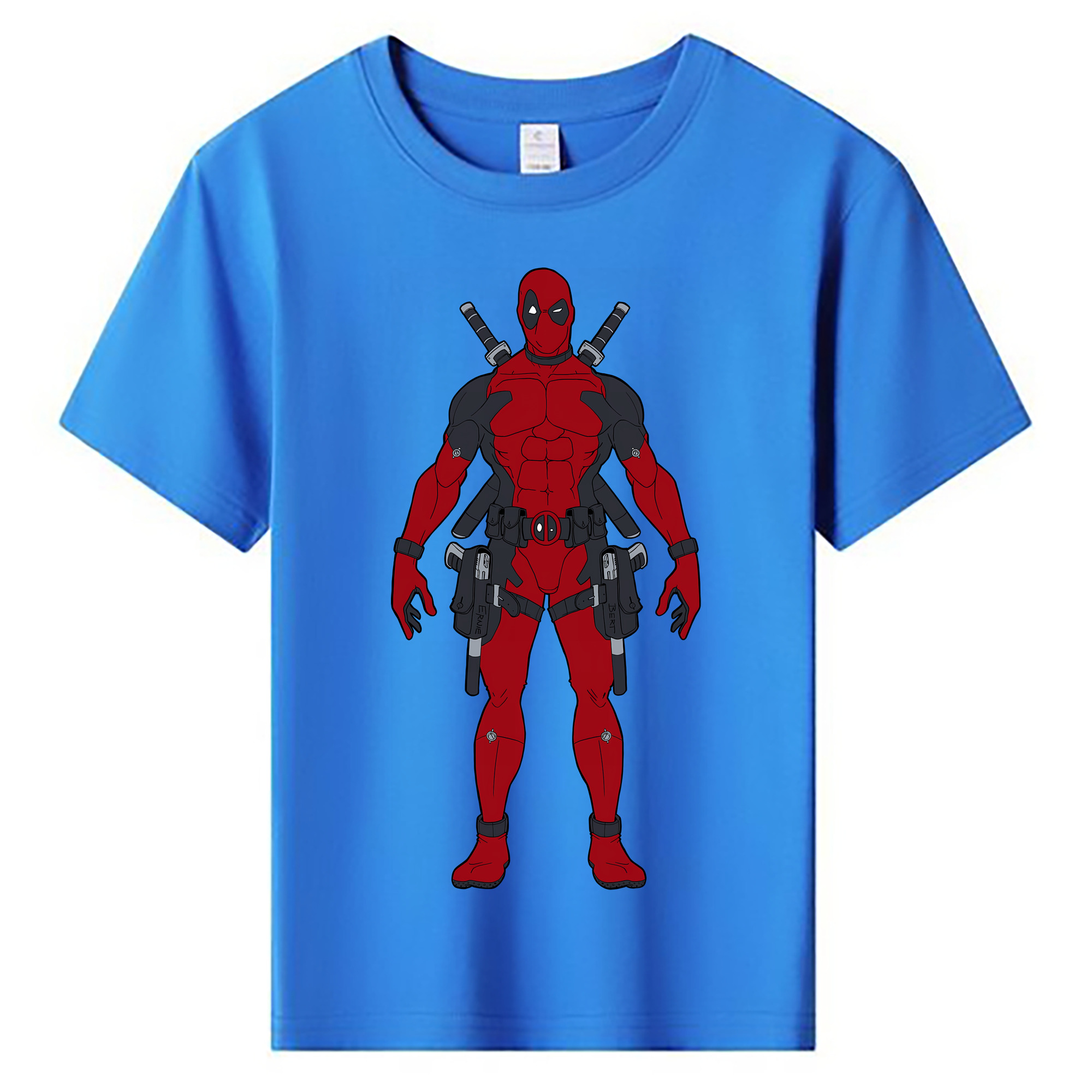 （画像用） Deadpool デッドプール 綿100％キッズTシャツ（フロントプリント）